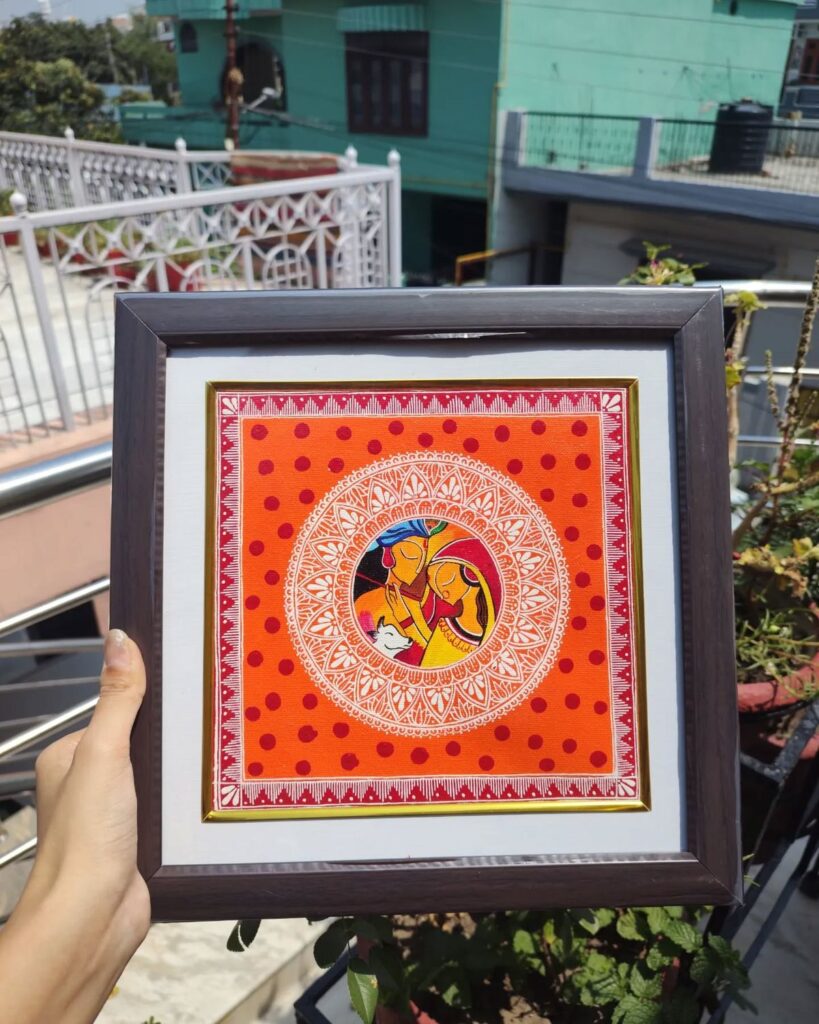 aipan art wall hanging